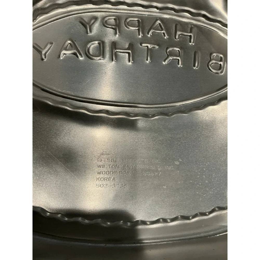Vintage Wilton Cookie Monster Cake Pan 1982 / 1977 Cake Mold‎ Pan Ernie and Bert